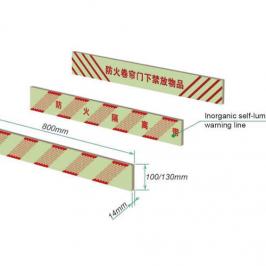 Inorganic Self-Luminous Warning Markings