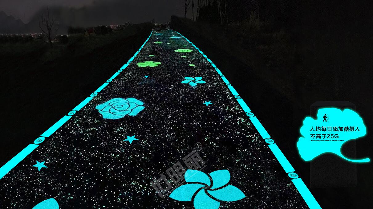 Analysis of the advantages of using inorganic self-luminescent particles in luminous pavement