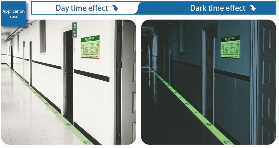 Optimal solution for emergency guidance of self luminous safety signs in the field of civil air defe