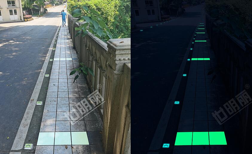 Inorganic Self-Luminous Reflective Road Studs Light Up Road Safety