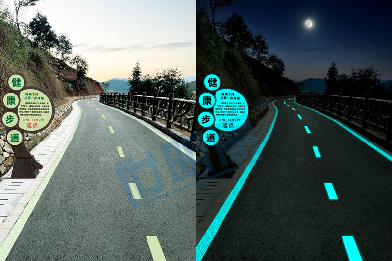 Inorganic Self-Luminous Pavement Markings: Full-Domain Road Application Solutions
