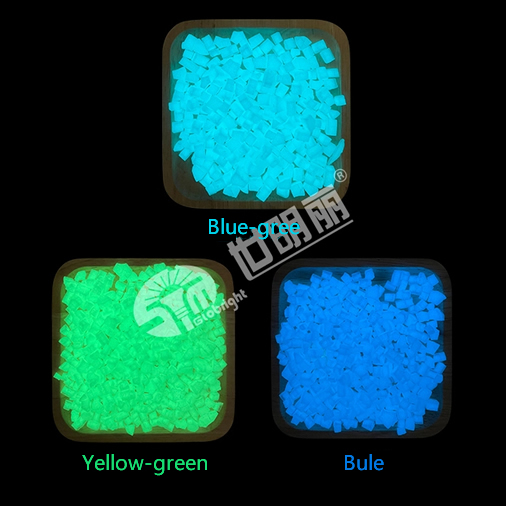 Inorganic Self-luminous Particles